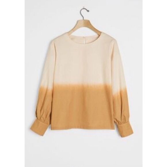 Anthropologie Tops - Anthropologie Dorothea Dip-Dyed Blouse NWT